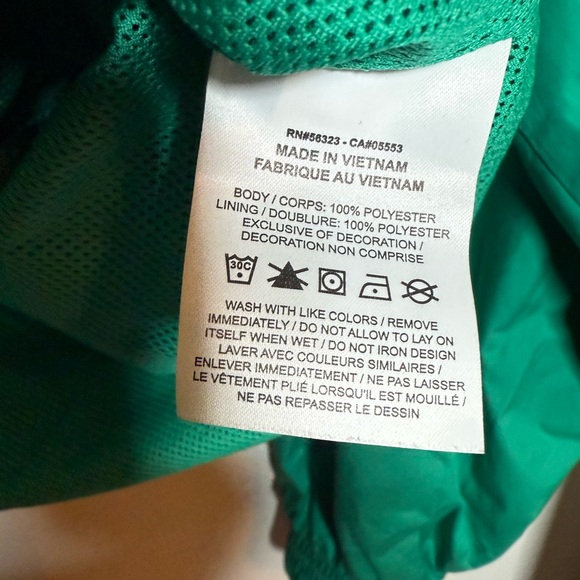 Nike Teal and Charcoal Windbreaker Men’s Size Large - Picture 8 of 8